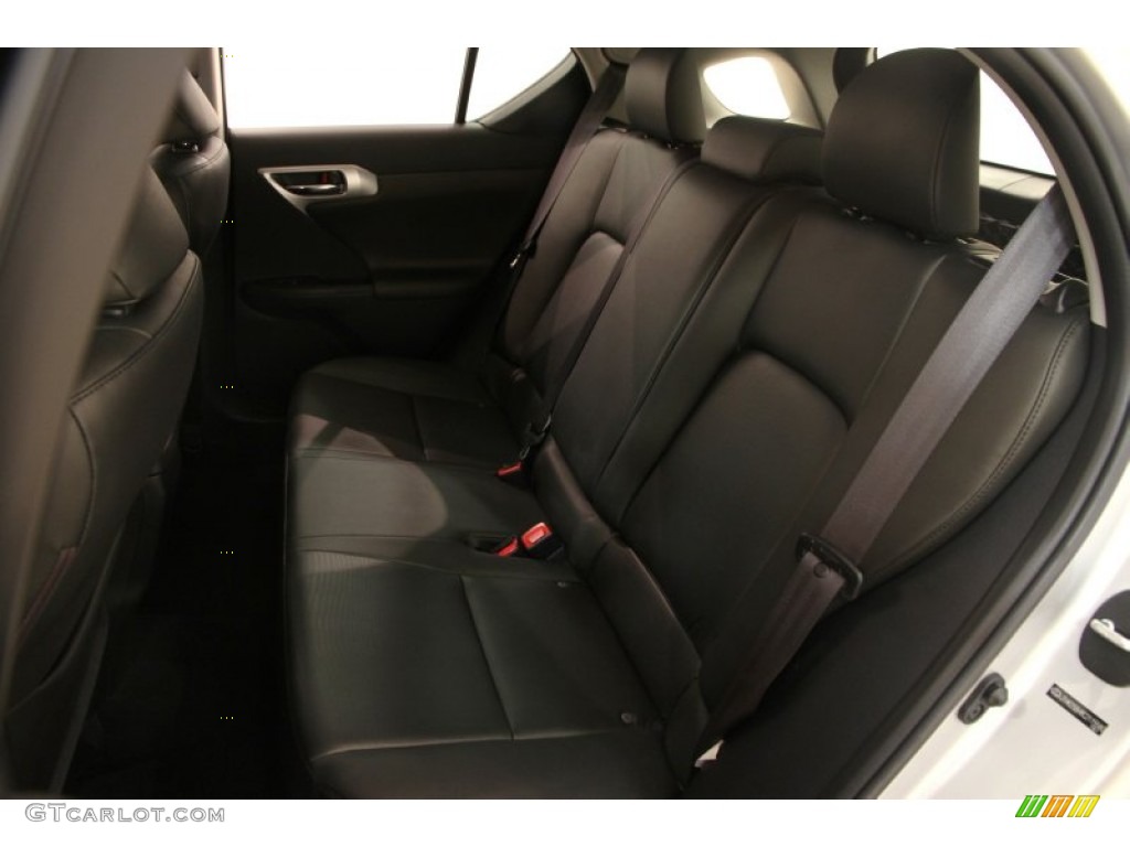 2012 CT 200h Hybrid Premium - Tungsten Silver Pearl / Black photo #22