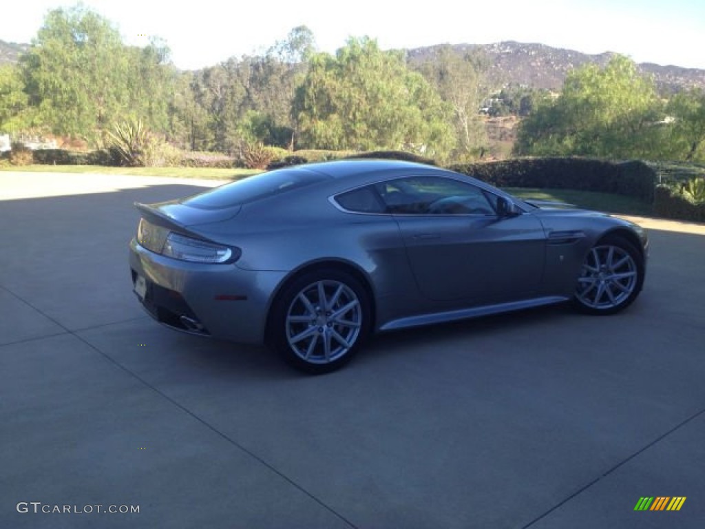 2012 V8 Vantage S Coupe - Lightning Silver / Bitter Chocolate photo #2