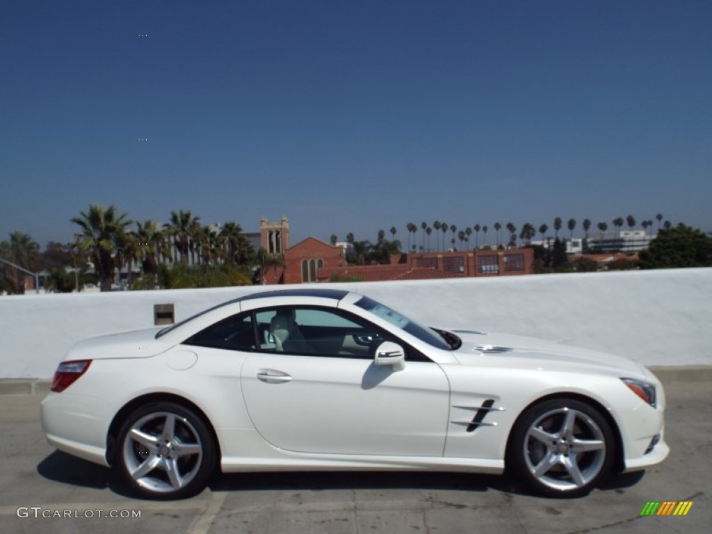 designo Diamond White Metallic 2015 Mercedes-Benz SL 400 Roadster Exterior Photo #98019850