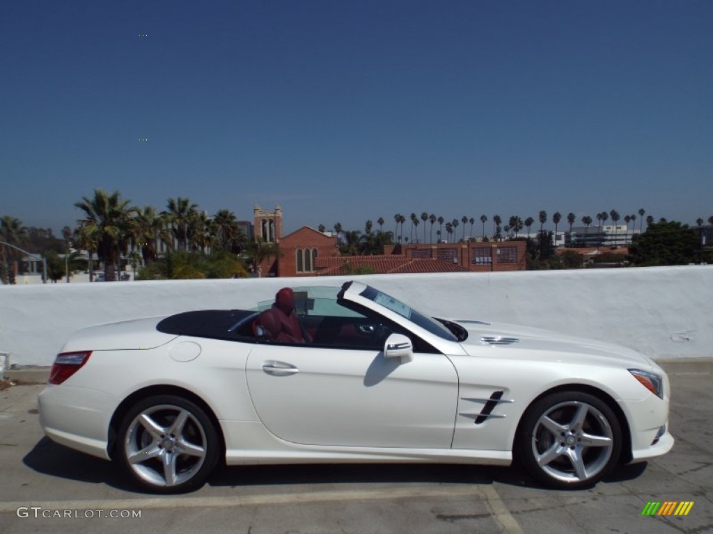 designo Diamond White Metallic 2015 Mercedes-Benz SL 550 Roadster Exterior Photo #98020024