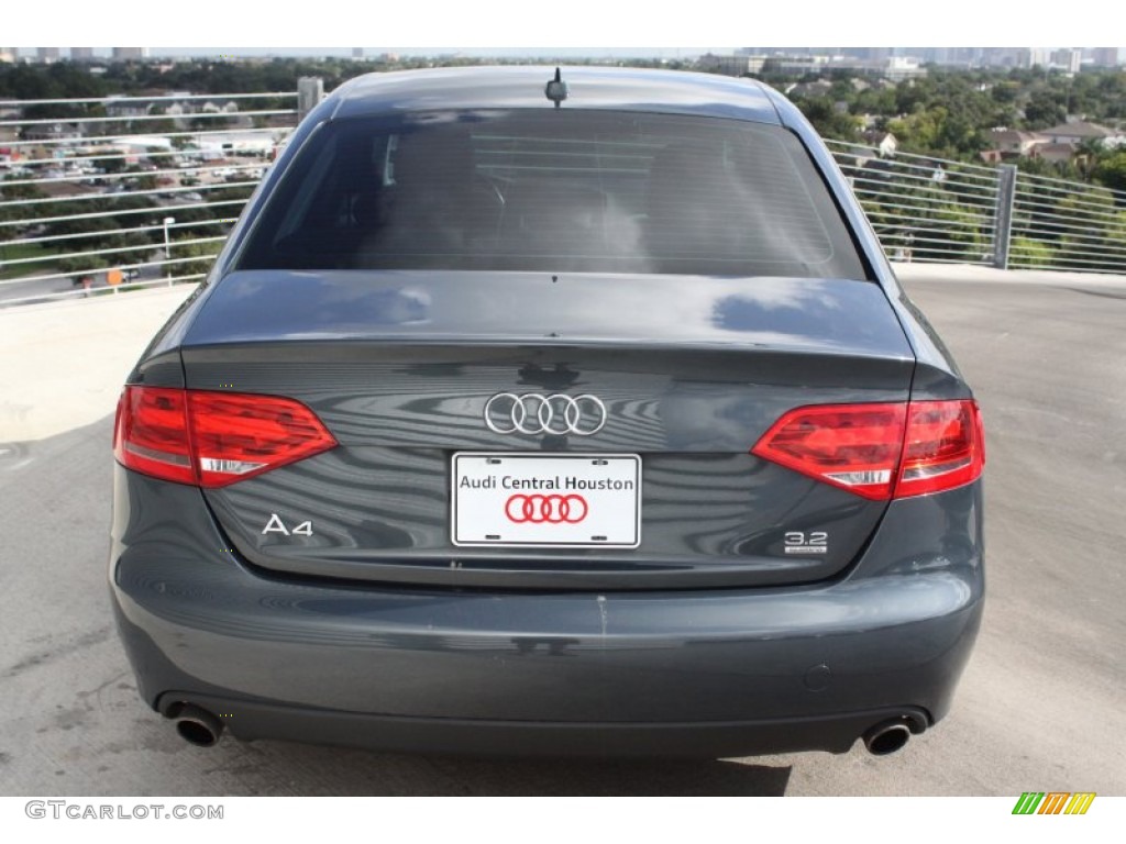 2009 A4 3.2 quattro Sedan - Meteor Grey Pearl Effect / Light Grey photo #6