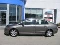 2007 Galaxy Gray Metallic Honda Civic LX Sedan  photo #3