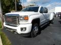 Summit White - Sierra 3500HD Denali Crew Cab 4x4 Dual Rear Wheel Photo No. 1