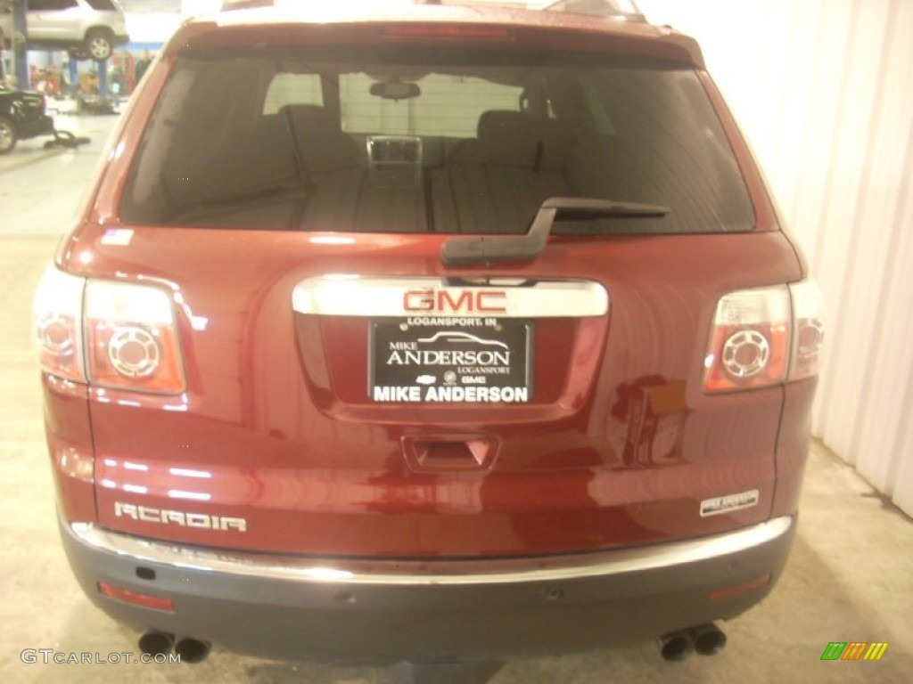 2008 Acadia SLE - Red Jewel / Ebony photo #5