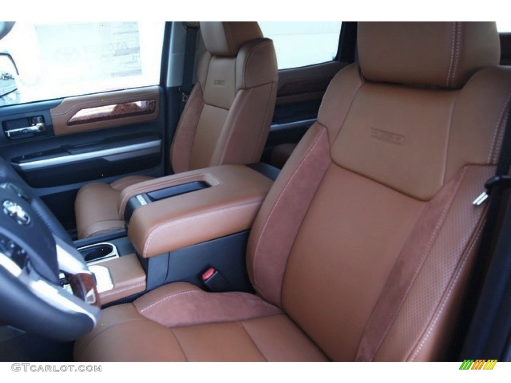 1794 Edition Premium Brown Leather Interior 2015 Toyota Tundra 1794 Edition CrewMax 4x4 Photo #98022904