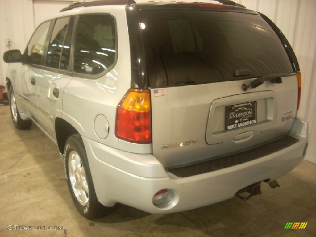 2008 Envoy SLE 4x4 - Silver Mist Metallic / Light Gray photo #3