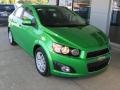 Dragon Green Metallic 2015 Chevrolet Sonic LT Sedan Exterior