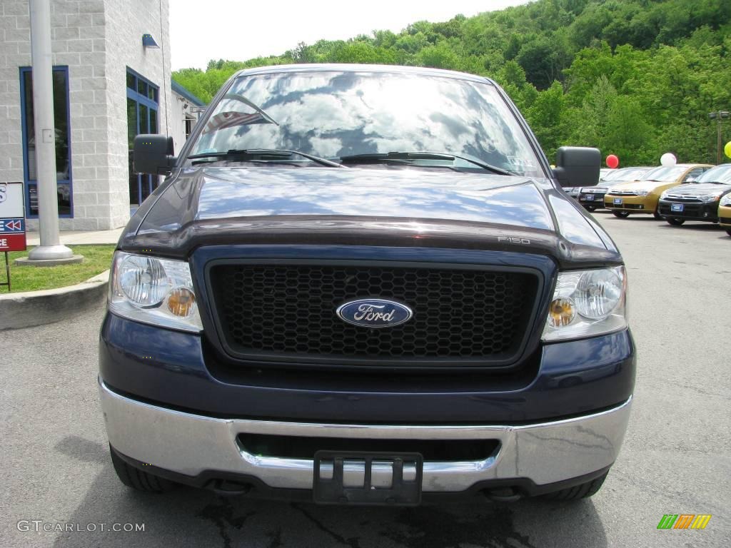 2006 F150 XLT SuperCab 4x4 - True Blue Metallic / Medium/Dark Flint photo #3