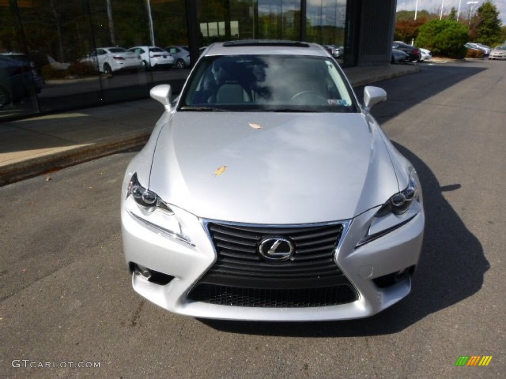 2014 IS 250 AWD - Silver Lining Metallic / Black photo #2