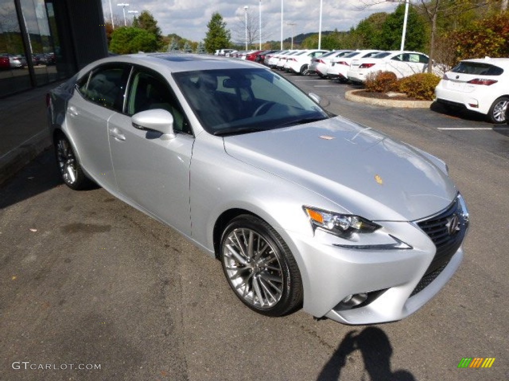 2014 IS 250 AWD - Silver Lining Metallic / Black photo #3