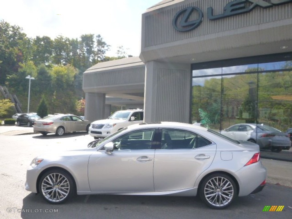 2014 IS 250 AWD - Silver Lining Metallic / Black photo #8