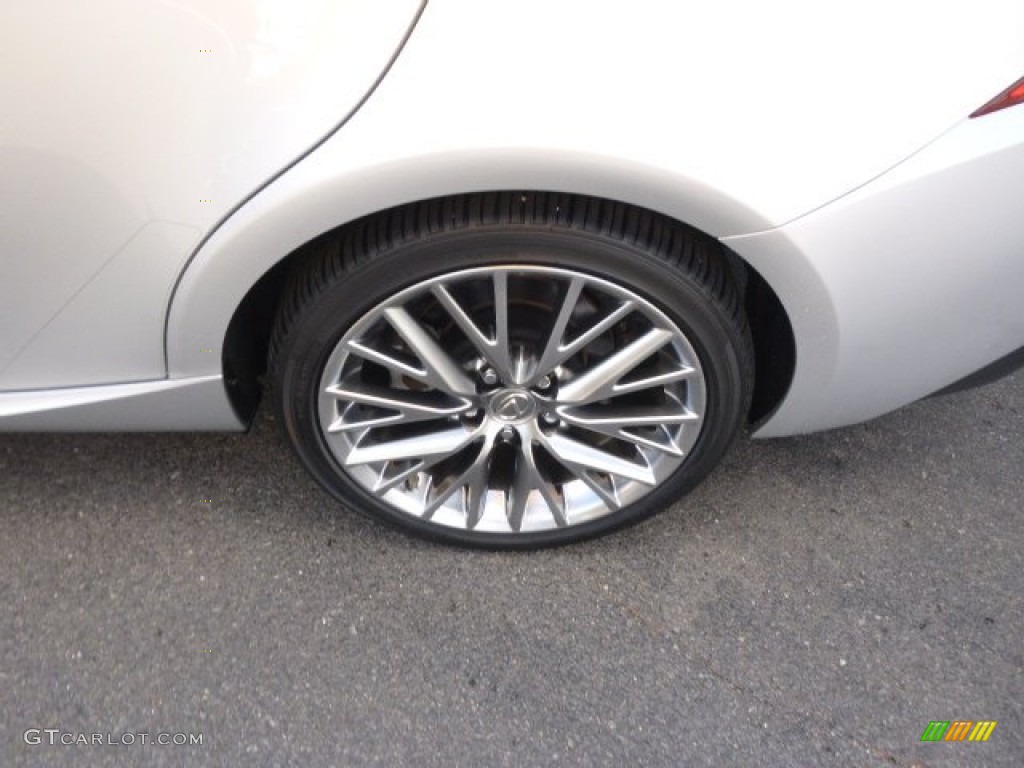 2014 IS 250 AWD - Silver Lining Metallic / Black photo #9