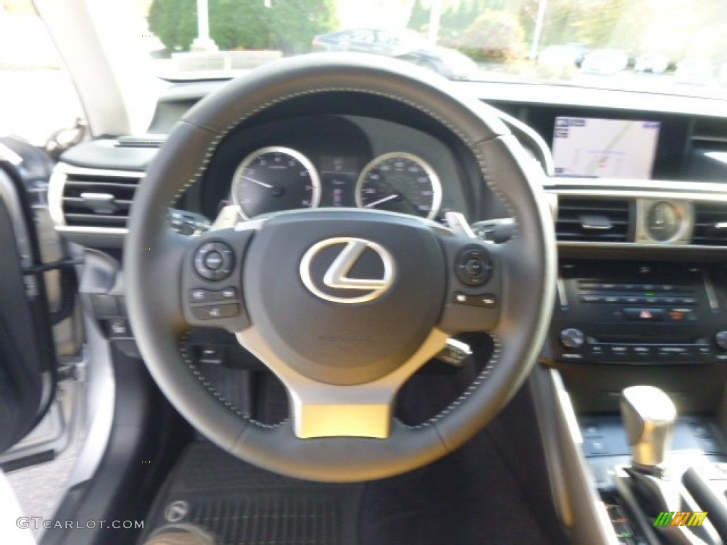 2014 IS 250 AWD - Silver Lining Metallic / Black photo #18