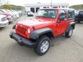 2015 Firecracker Red Jeep Wrangler Sport 4x4  photo #2