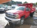 Victory Red - Silverado 3500HD WT Regular Cab 4x4 Dump Truck Photo No. 2