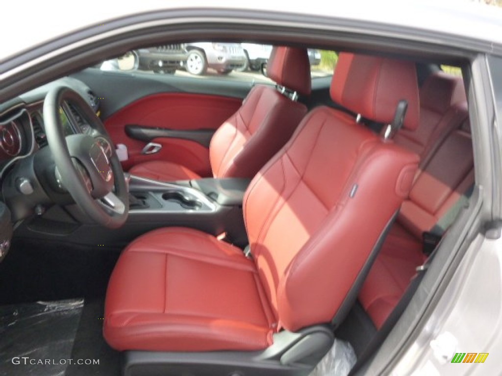 Black Ruby Red Interior 2015 Dodge Challenger Sxt Plus Photo