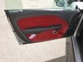 Black/Ruby Red 2015 Dodge Challenger SXT Plus Door Panel
