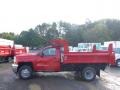 Victory Red - Silverado 3500HD WT Regular Cab 4x4 Dump Truck Photo No. 1