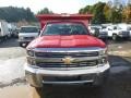 Victory Red - Silverado 3500HD WT Regular Cab 4x4 Dump Truck Photo No. 3