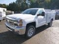 2015 Summit White Chevrolet Silverado 3500HD WT Regular Cab 4x4 Utility  photo #2