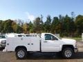 2015 Summit White Chevrolet Silverado 3500HD WT Regular Cab 4x4 Utility  photo #5