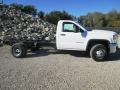 Summit White - Sierra 3500HD Work Truck Regular Cab Dual Rear Wheel Photo No. 19