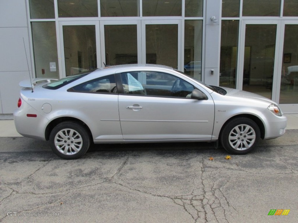 Silver Ice Metallic 2009 Chevrolet Cobalt LS Coupe Exterior Photo #98032930