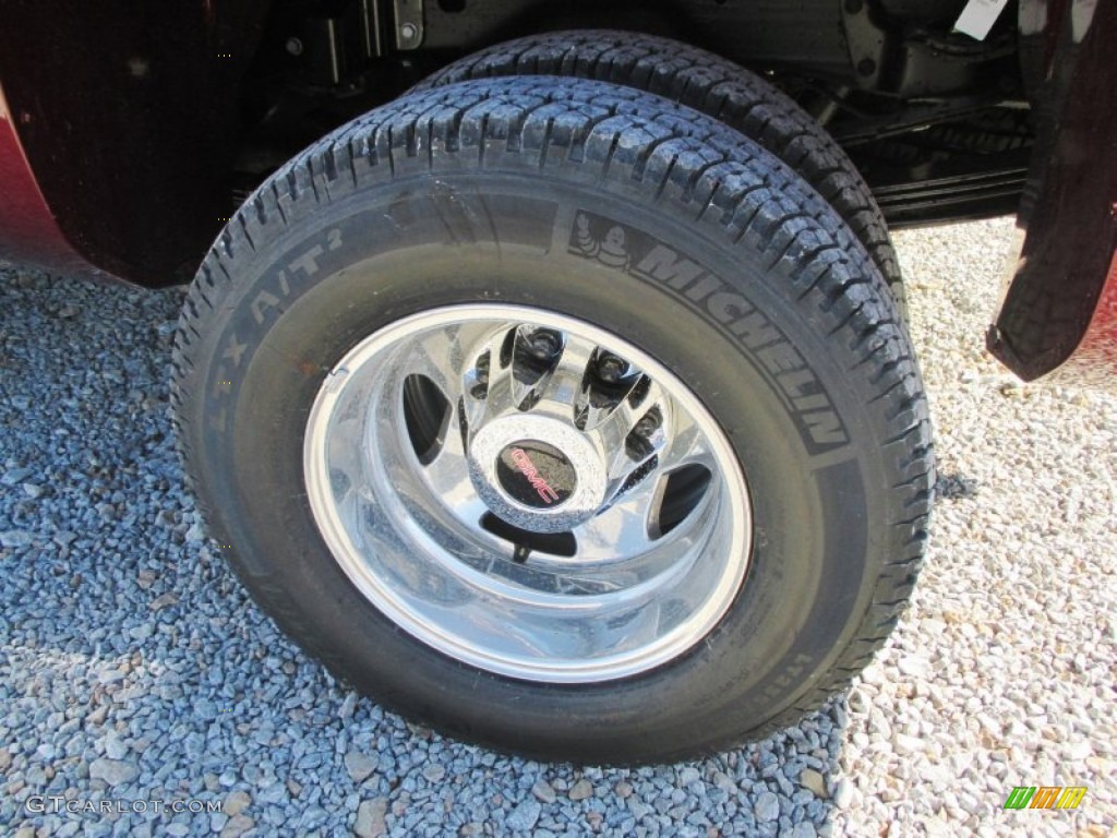 2015 Sierra 3500HD Denali Crew Cab 4x4 Dual Rear Wheel - Sonoma Red Metallic / Denali Cocoa/Light Cashmere photo #38