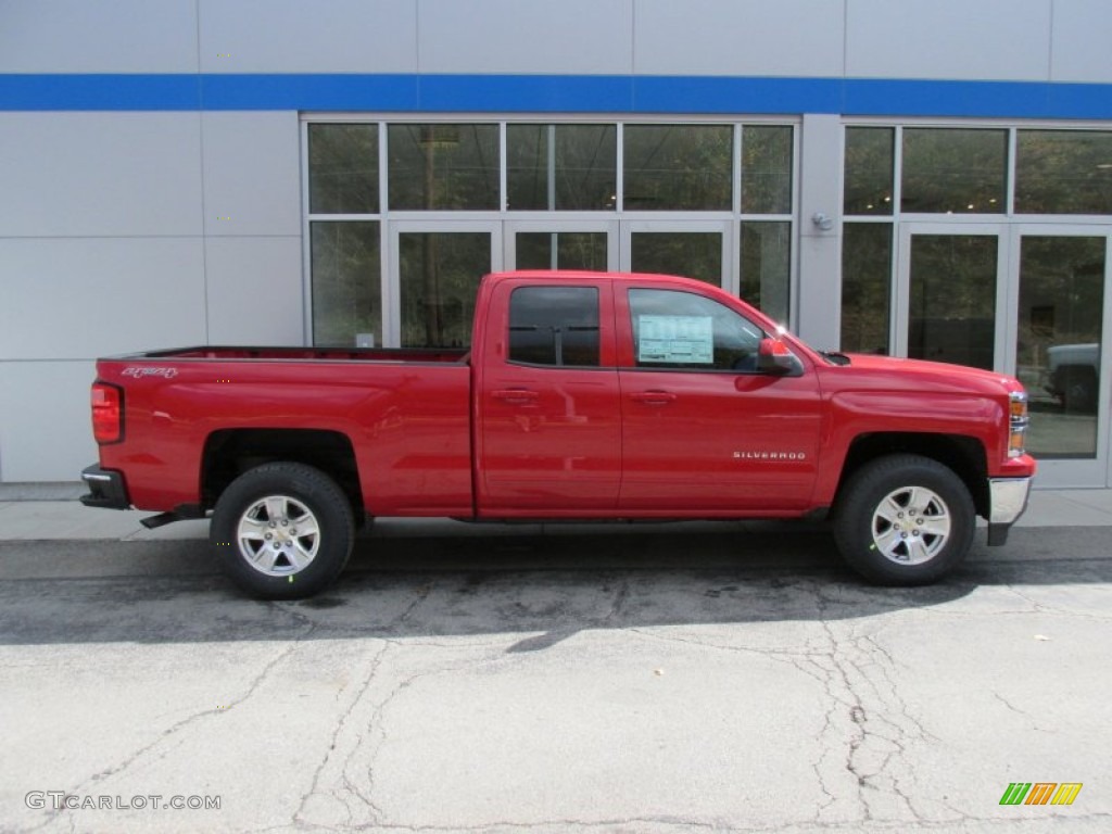 2015 Silverado 1500 LT Double Cab 4x4 - Victory Red / Jet Black photo #2