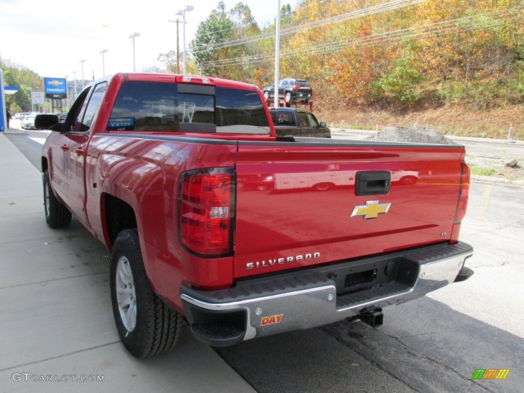 2015 Silverado 1500 LT Double Cab 4x4 - Victory Red / Jet Black photo #8