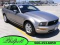 2008 Vapor Silver Metallic Ford Mustang V6 Deluxe Coupe  photo #1