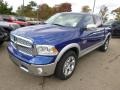 Blue Streak Pearl Coat 2014 Ram 1500 Laramie Crew Cab 4x4 Exterior