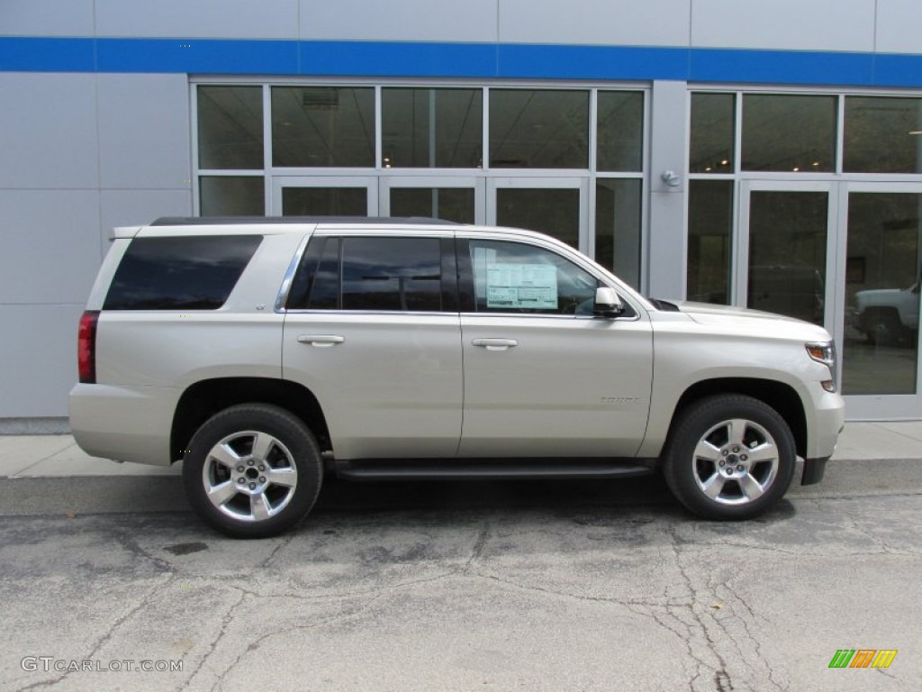 Champagne Silver Metallic 2015 Chevrolet Tahoe LT 4WD Exterior Photo #98034268