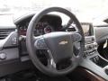 2015 Chevrolet Tahoe Jet Black Interior Steering Wheel Photo