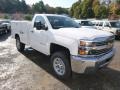 2015 Summit White Chevrolet Silverado 3500HD WT Regular Cab 4x4 Utility  photo #4