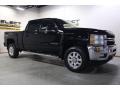 2011 Black Chevrolet Silverado 2500HD LTZ Crew Cab 4x4  photo #3