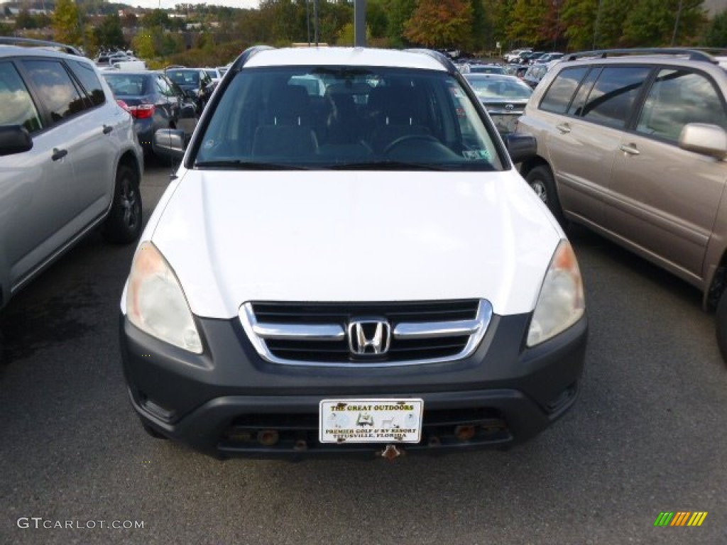2003 CR-V LX - Taffeta White / Gray photo #2