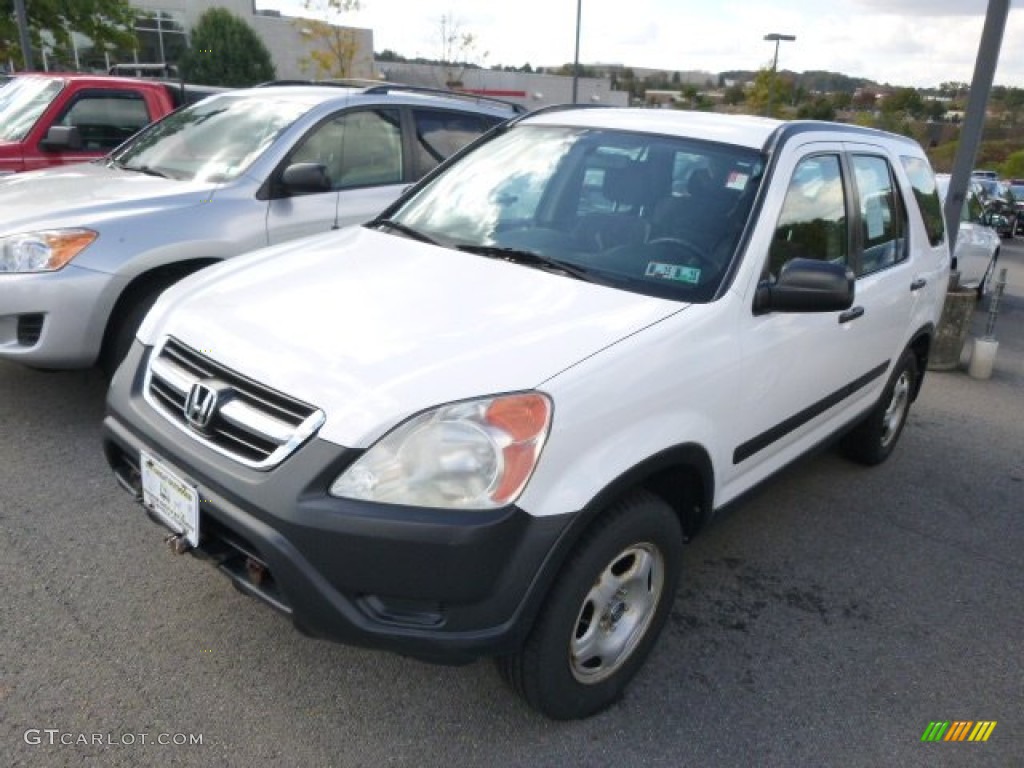 2003 CR-V LX - Taffeta White / Gray photo #3