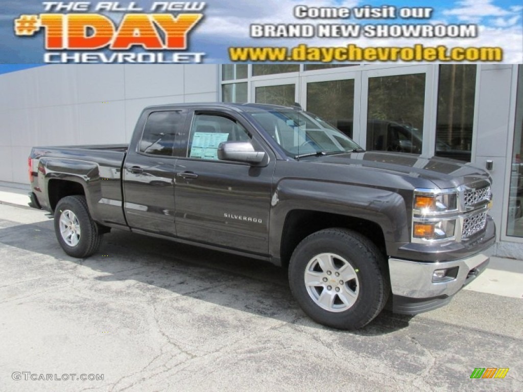 2015 Silverado 1500 LT Double Cab 4x4 - Tungsten Metallic / Jet Black photo #1