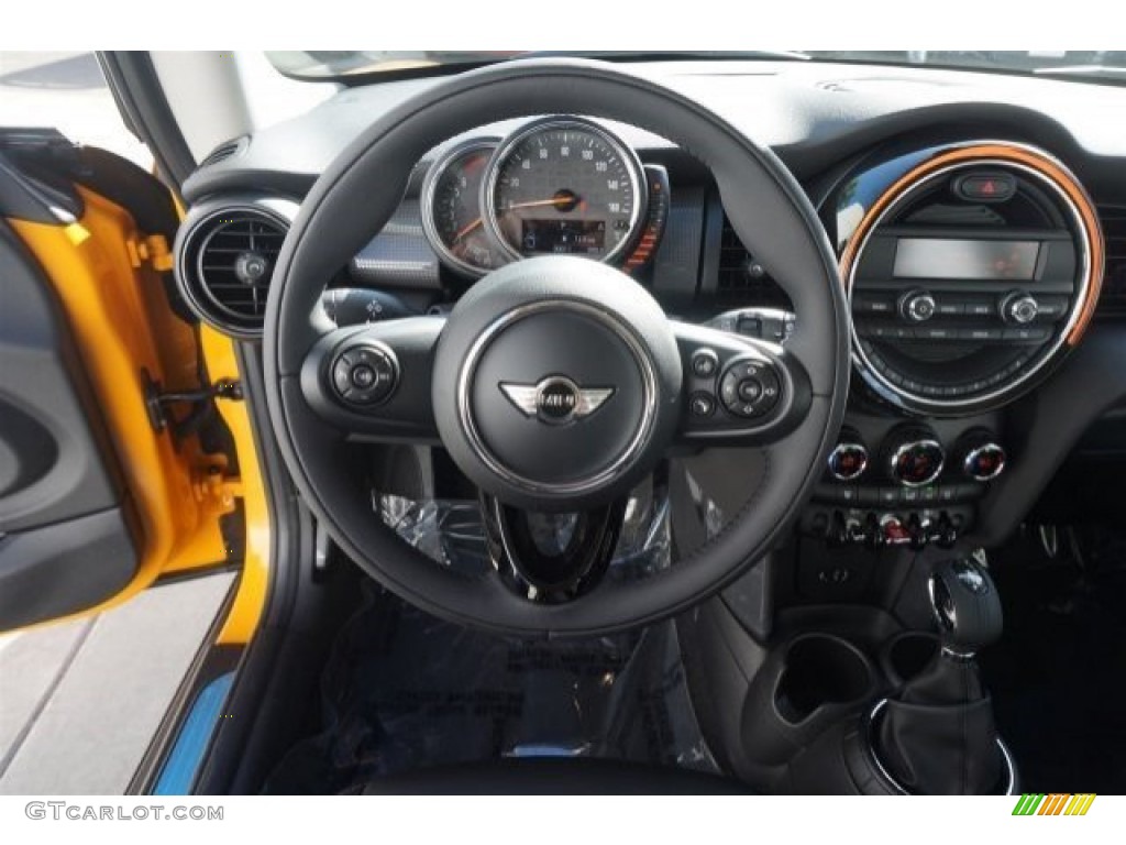 2015 Cooper Hardtop 2 Door - Volcanic Orange / Carbon Black photo #8