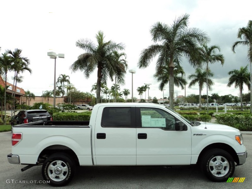 2014 F150 XLT SuperCrew - Oxford White / Steel Grey photo #5
