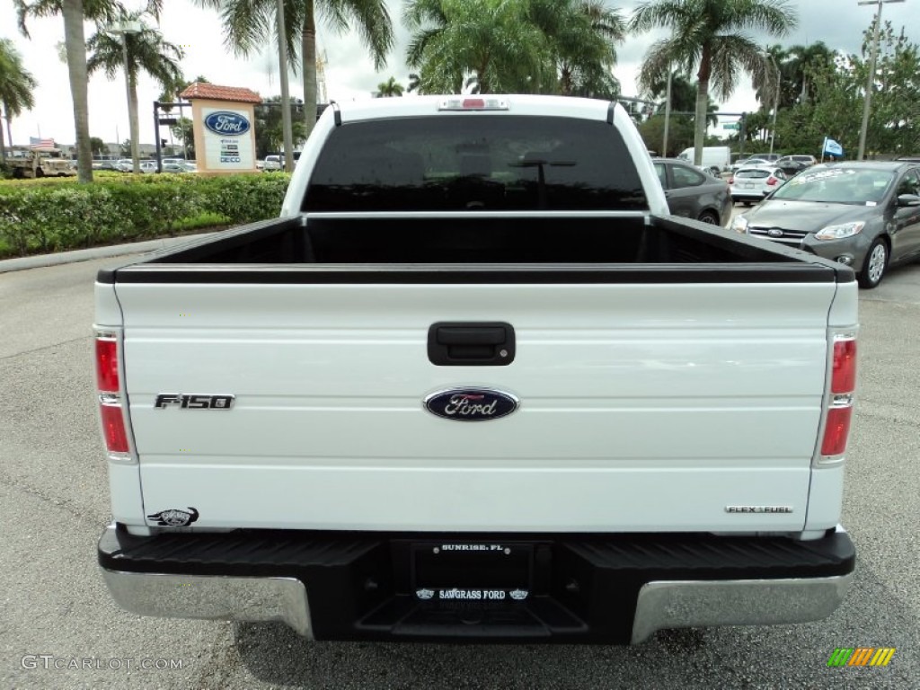 2014 F150 XLT SuperCrew - Oxford White / Steel Grey photo #7