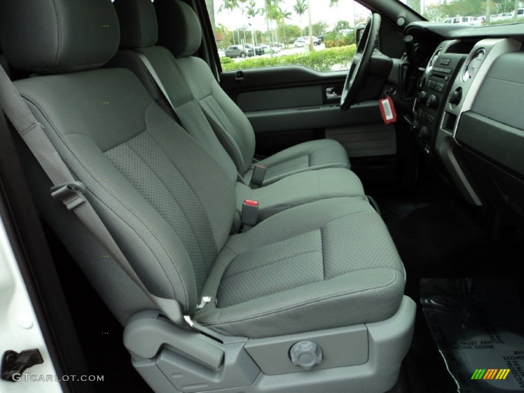 2014 F150 XLT SuperCrew - Oxford White / Steel Grey photo #21