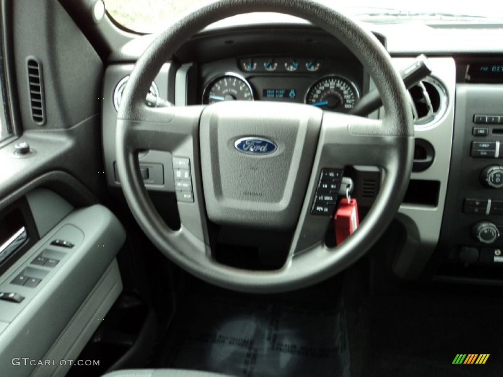 2014 F150 XLT SuperCrew - Oxford White / Steel Grey photo #26