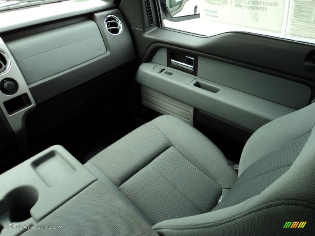 2014 F150 XLT SuperCrew - Oxford White / Steel Grey photo #28