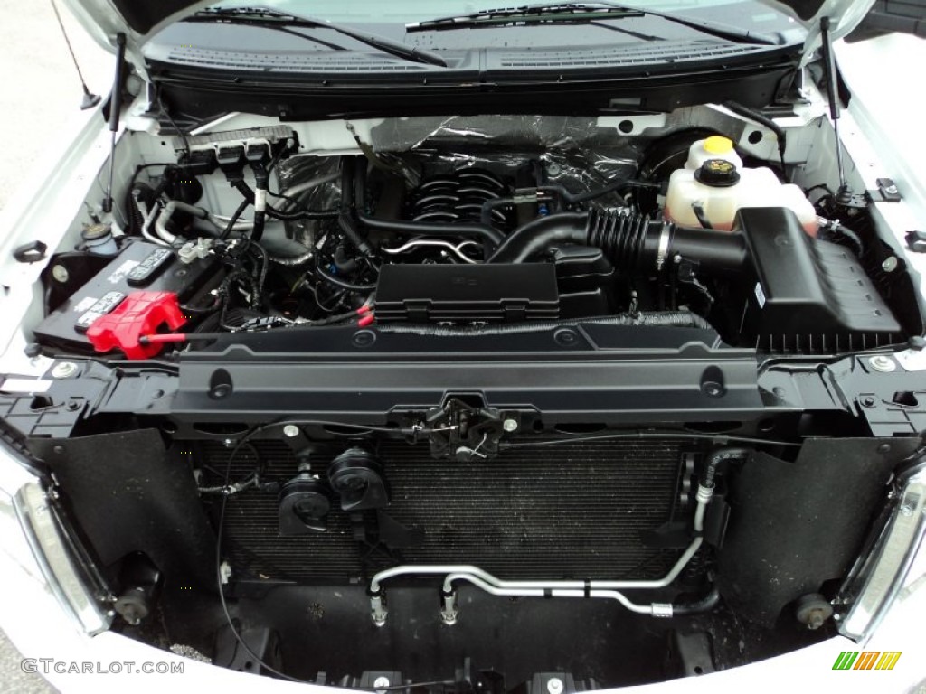 2014 F150 XLT SuperCrew - Oxford White / Steel Grey photo #30