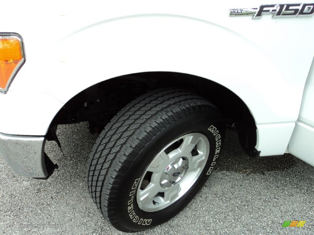 2014 F150 XLT SuperCrew - Oxford White / Steel Grey photo #31