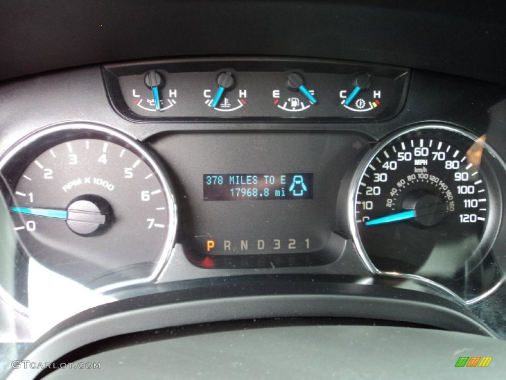 2014 F150 XLT SuperCrew - Oxford White / Steel Grey photo #32