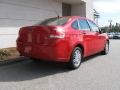 2008 Vermillion Red Ford Focus SE Sedan  photo #3