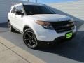 2015 White Platinum Ford Explorer Sport 4WD  photo #1